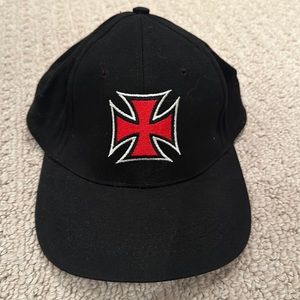 Brand new early 2000’s Iron Cross Snapback Hat